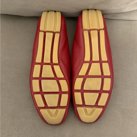 Authentic Gucci Loafers Size 39 Red - Picture 3 of 7